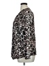 Socialite Animal Print Silver Blazer Size 0X - photo 5