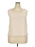 DKNY 100% Polyester Ivory Sleeveless Blouse Size XXL - photo 1