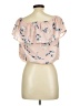 Sienna Sky 100% Polyester Pink Short Sleeve Blouse Size M - photo 2