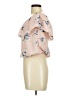 Sienna Sky 100% Polyester Pink Short Sleeve Blouse Size M - photo 5