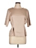 H&M Tan Short Sleeve Blouse Size L - photo 1