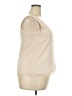 DKNY 100% Polyester Ivory Sleeveless Blouse Size XXL - photo 4