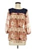 Hayden Tan 3/4 Sleeve Blouse Size M - photo 1