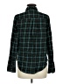 Unbranded 100% Cotton Plaid Green Long Sleeve Button-Down Shirt Size M - photo 2