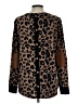 Pink Clover Animal Print Brown Pullover Sweater Size L - photo 2