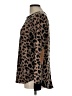 Pink Clover Animal Print Brown Pullover Sweater Size L - photo 5