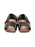 M. Gemi Solid Polka Dots Black Sandals Size EU 37 - photo 2