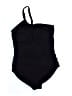 Grace Solid Black One Piece Swimsuit Size M - photo 2