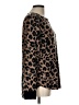 Pink Clover Animal Print Brown Pullover Sweater Size L - photo 4