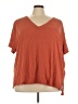 Torrid 100% Cotton Orange Short Sleeve Top Size 4X Plus (4) - photo 1