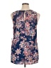 Pale Sky 100% Rayon Blue Sleeveless Blouse Size XL - photo 2