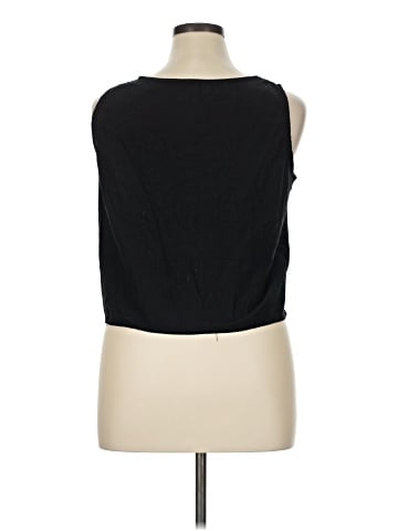 Unbranded Sleeveless Button-Down Shirt (view 2)