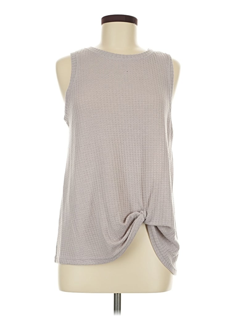 Pre-owned Miholl Sleeveless T-shirt In Gray