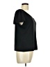Studio M Black Short Sleeve Top Size M - photo 4