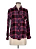 Rails 100% Rayon Plaid Red Long Sleeve Button-Down Shirt Size M - photo 1