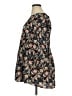 MELLODAY 100% Polyester Floral Black Long Sleeve Button-Down Shirt Size XL - photo 5