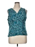 Le Suit Separates Teal Sleeveless Blouse Size XL - photo 1