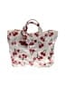 Assorted Brands Floral Gray White Tote One size - photo 1
