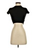 TNA Black Short Sleeve Turtleneck Size XS - photo 1