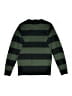 Street Rules 100% Polyester Stripes Green Pullover Sweater Size 14 - 16 - photo 2