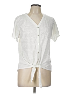 Cable & Gauge Short Sleeve Blouse