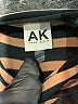 AK Anne Klein Stripes Brown Short Sleeve Turtleneck Size L - photo 7