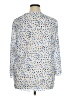 Renuar 100% Polyester Polka Dots Blue 3/4 Sleeve Blouse Size XL - photo 2