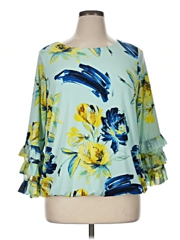 Alfani 3/4 Sleeve Blouse (view 1)