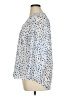 Renuar 100% Polyester Polka Dots Blue 3/4 Sleeve Blouse Size XL - photo 5