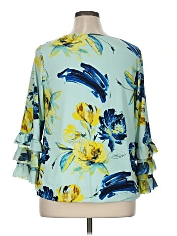 Alfani 3/4 Sleeve Blouse (view 2)