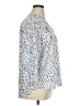 Renuar 100% Polyester Polka Dots Blue 3/4 Sleeve Blouse Size XL - photo 4