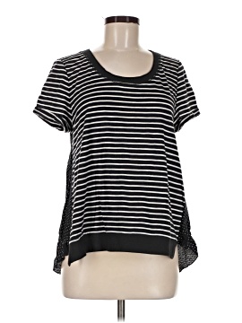Little Yellow Button Short Sleeve Top (view 1)
