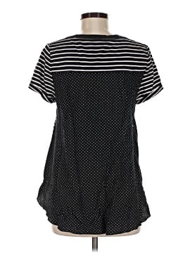 Little Yellow Button Short Sleeve Top (view 2)