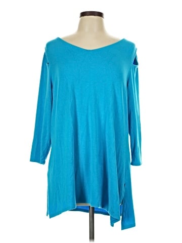 Belle By Kim Gravel 3/4 Sleeve Top (view 1)
