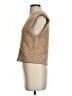 Veronica Beard Chevron-herringbone Gold Sweater Vest Size S - photo 5