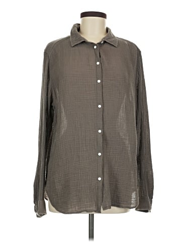 OUTERKNOWN Long Sleeve Blouse (view 1)