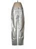 Inc Denim Metallic Silver Jeans Size 6 - photo 1