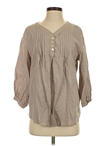 Focus 3/4 Sleeve Blouse (view 1)