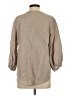 Focus Tan 3/4 Sleeve Blouse Size S - photo 2