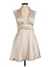 Garage 100% Polyester Tan Cocktail Dress Size M - photo 1