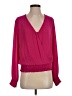 Krisa 100% Polyester Pink Long Sleeve Blouse Size S - photo 1