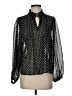 Sam Edelman 100% Polyester Polka Dots Black Long Sleeve Blouse Size S - photo 1