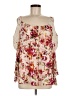 Soft Surroundings 100% Rayon Floral Ivory Sleeveless Blouse Size M (petite) - photo 1