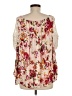Soft Surroundings 100% Rayon Floral Ivory Sleeveless Blouse Size M (petite) - photo 2
