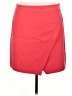 Ann Taylor LOFT Solid Red Casual Skirt Size 16 - photo 1