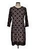 Max Studio Print Black Casual Dress Size L - photo 1