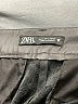 Zara Metallic Black Shorts Size L - photo 3
