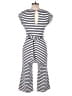 Monteau Stripes White Jumpsuit Size L - photo 2