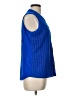 Calvin Klein Blue Sleeveless Blouse Size L - photo 4