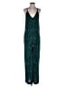 Assorted Brands 100% Polyester Chevron-herringbone Green Jumpsuit One size - photo 1